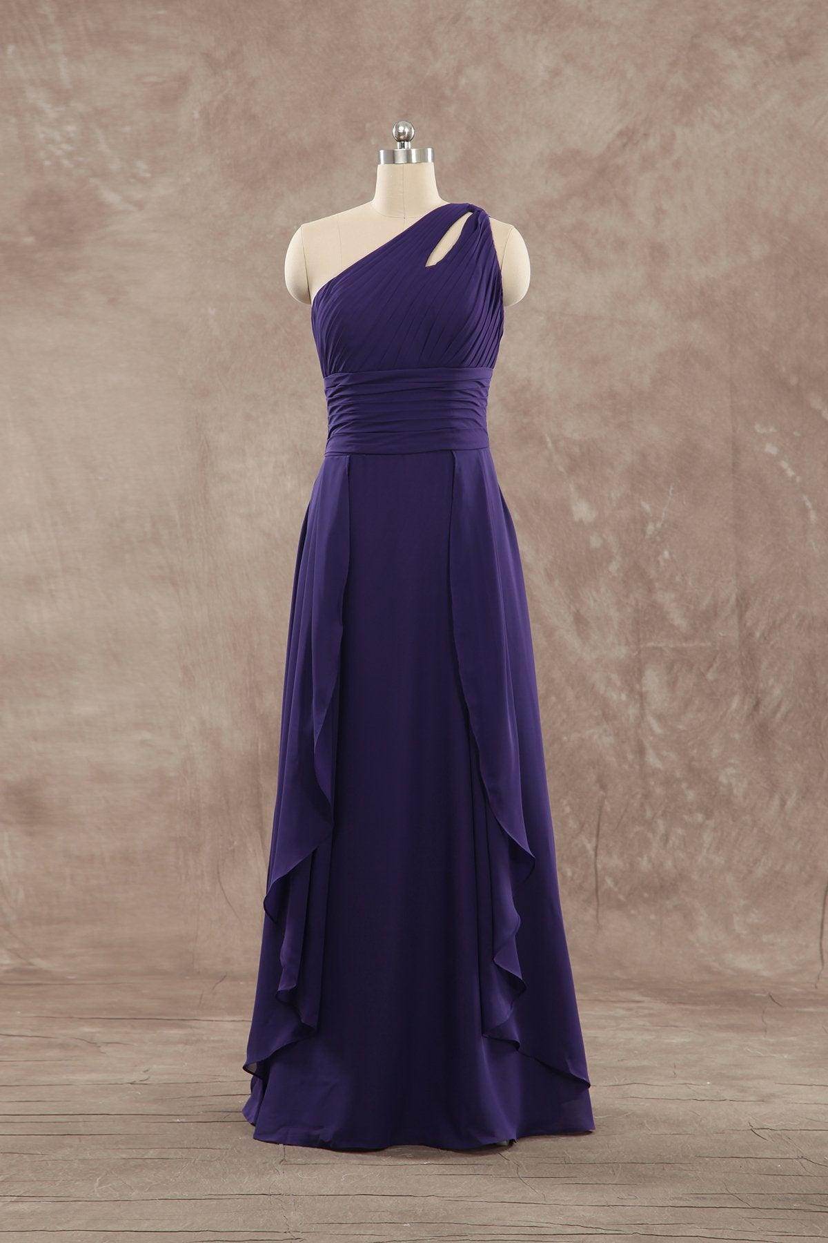 Sheath Floor Length Chiffon Wedding Guest Dress COZF15009 - COCOMELODY